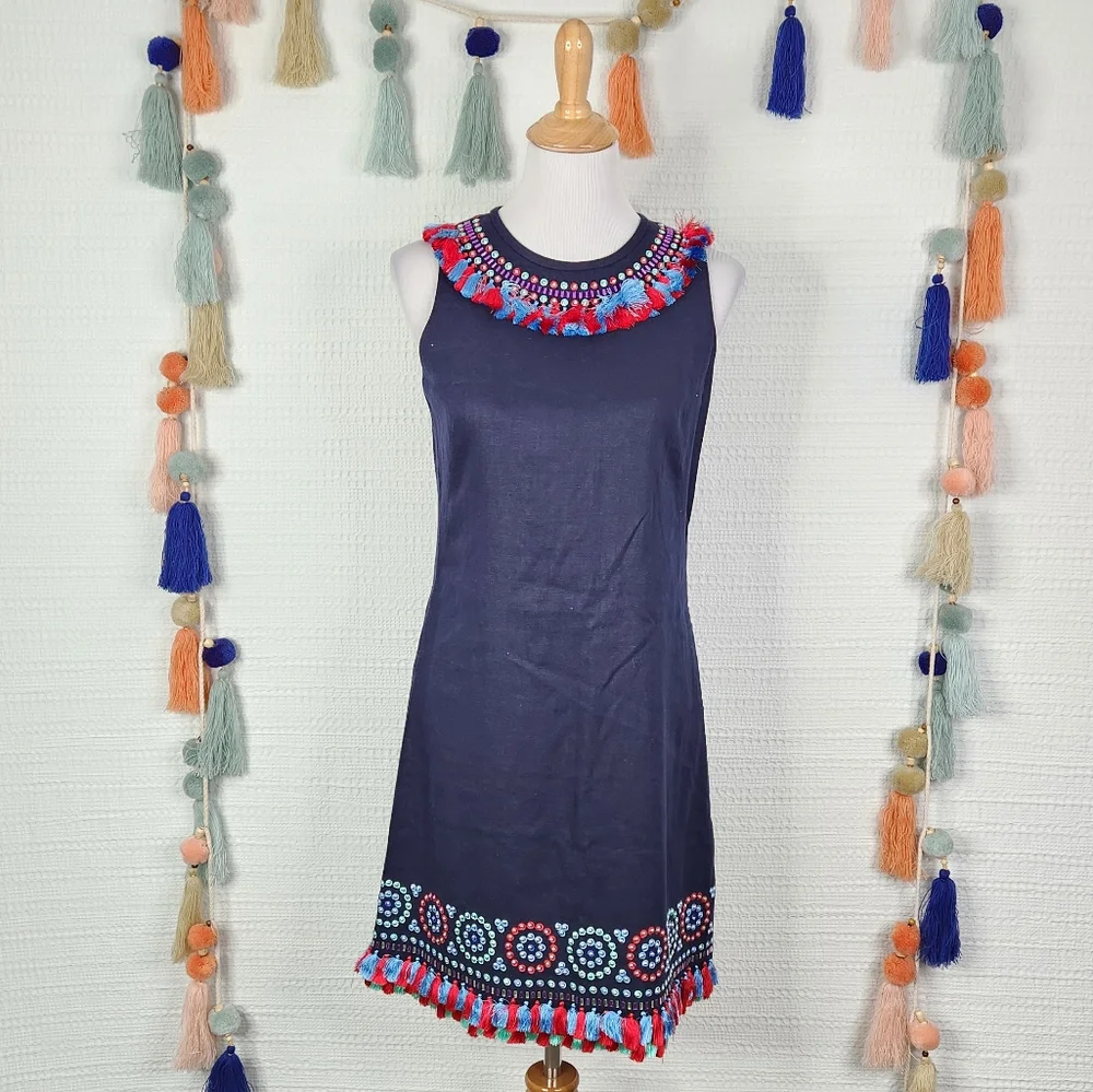 Kate Spade Embellished Sleeveless Mini Dress